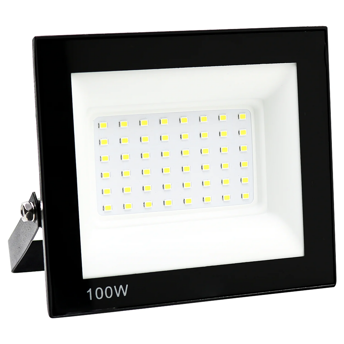 REFLETOR LED 100W À PROVA D'ÁGUA COM LUZ BRANCA FORTE