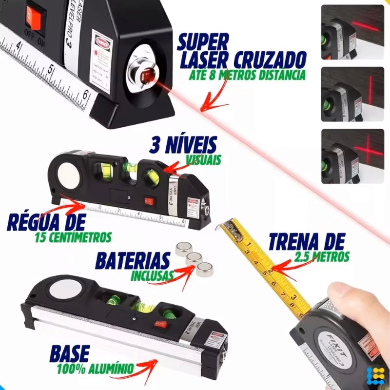 TRENA MULTIFUNCIONAL COM NÍVEL A LASER